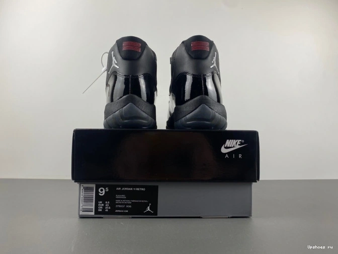 black Jordan 11 Air 378037-006  Retro 0925